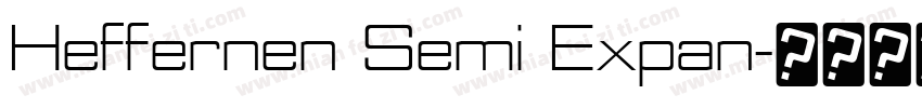 Heffernen Semi Expan字体转换
